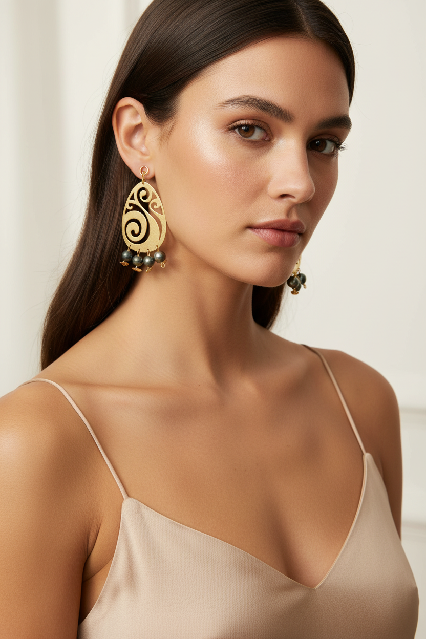 Firefly_Place the provided accessory product from Nadine Gems on a professional female fashio 701842